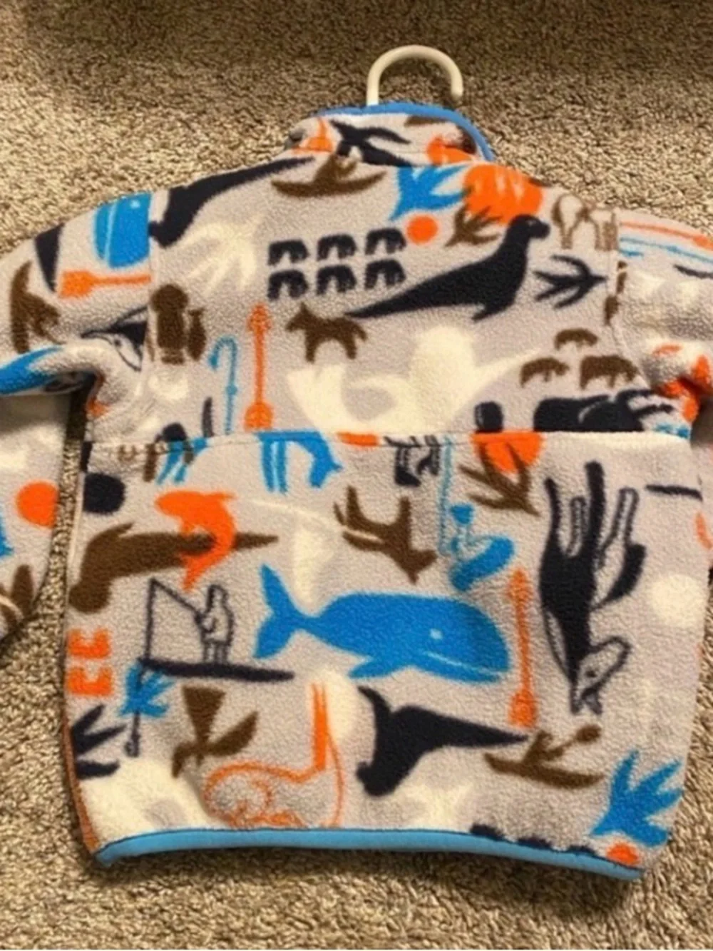 Patagonia animal print fleece